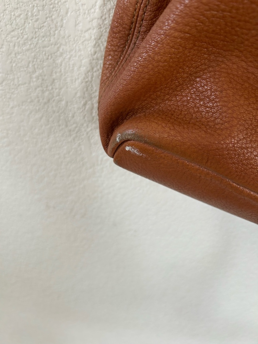 Michael Kors Chestnut Pebbled Leather Shoulder Bag with Gold Hardware - Picture 8 of 16